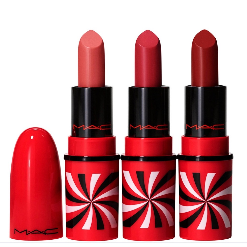 M·A·C
Hypnotizing Holiday Tiny Tricks Mini Lipstick Trio Red NIB